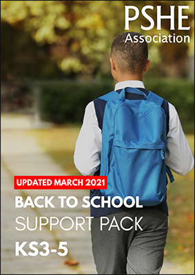 cover of secondary back to school support pack